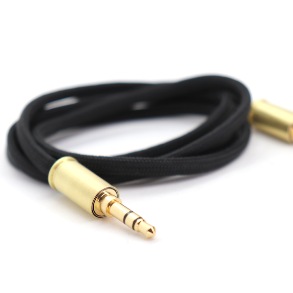 Double Tap Auxiliary Cable - Pitch Black
