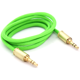 Double Tap Auxiliary Cable - Neon Green