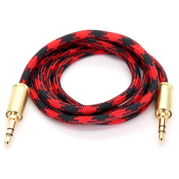 Double Tap Auxiliary Cable - Black Widow